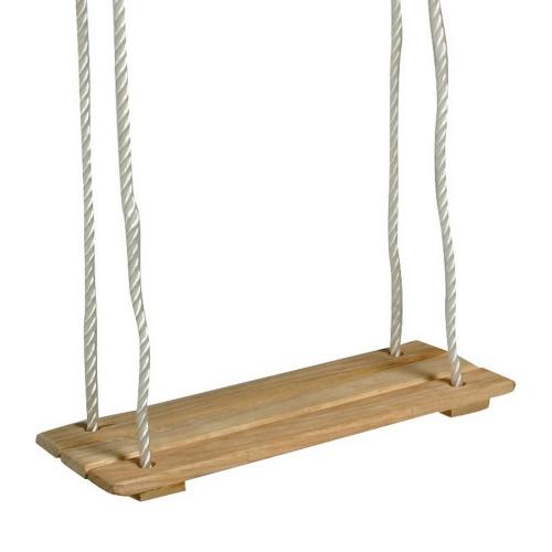 En bois solide, cette balançoire pourra supporter une charge maximale de 100 kg, et elle est facilement réglable en hauteur pour s'adapter à toutes les tailles.