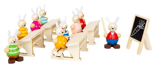 Magasin de jouets en bois, la maison JBD vous présente ses jouets de rôle en bois, l’école des lapins. Retrouvez-y tous vos copains pour y apprendre l’anatomie de la carotte. Satisfait ou remboursé.