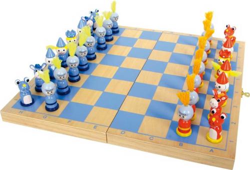 Magasin de jouets en bois, la maison JBD vous présente ses jeux de société en bois de chez Legler, le jeu d'échecs rigolo. Frais de port offert dès 39€ d'achat.