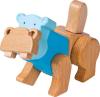 Magasin de jouet en bois, JBD vous présente ses jeux de construction en bois de chez Legler, l'hippopotame modulable. Frais de port offert dès 39€ d'achat.