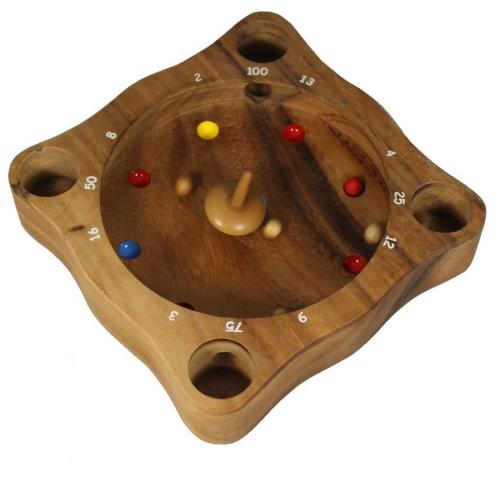 Magasin de jouets en bois, la maison JBD vous présente ses jeux de société en bois, la Giroulette ou Virolon, un jeu de toupie qui va vous faire tourner la tête. Satisfait ou remboursé.