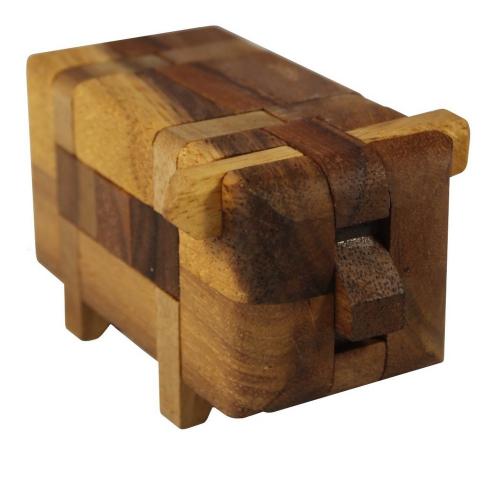 Magasin de casse-têtes en bois, la maison JBD vous présente le Cochon. Tentez de reconstituer ce puzzle 3D représentant un magnifique cochon. Casse-tête difficile. Satisfait ou remboursé.