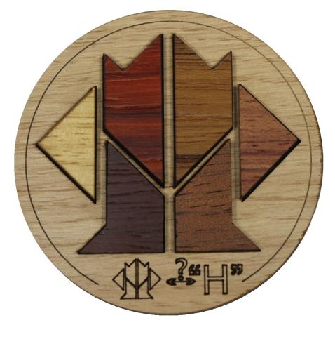 Magasin de casse-têtes en bois, la maison JBD vous présente le New H, un tangram artisanal de la maison Siebenstein Spiele. Casse-tête pas trop difficile. Satisfait ou remboursé.