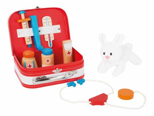 Magasin de jouets en bois, la maison JBD vous présente ses jouets de rôle en bois, la mallette du vétérinaire et son lapin. Satisfait ou remboursé.
