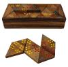 Magasin de jouets en bois, la maison JBD vous présente ses jeux de société en bois, les Dominos triangles. Un classique indémodable revisité dans une version bien plus complexe. Satisfait ou remboursé.