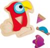 Magasin de jouets en bois, la maison JBD vous présente ses puzzles en bois de chez Legler, le perroquet en couleur. Frais de port offert dès 39€ d'achat.