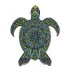 Puzzle exceptionnel en bois représentant une jolie tortue marine, avec des pièces uniques découpées sur le thème de la mer et des océans. Satisfait ou remboursé.