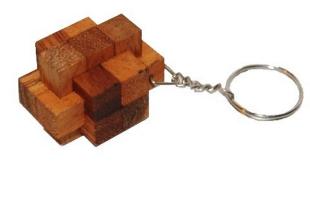 Porte-clés mini contrax - JBD Casse-têtes en bois