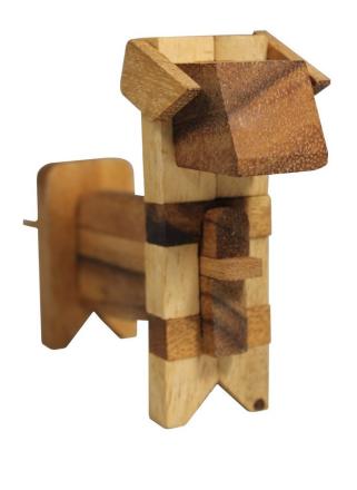 3D Antique Puzzle Pedological Board Casse-Tête Bois Jeu Puzzle Set