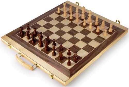 Boutique de jouets en bois, JBD vous présente ses jeux de société en bois de chez Legler, le coffret jeux d'échecs et jacquet. Expédition sous 24h, frais de port offert. Satisfait ou remboursé.