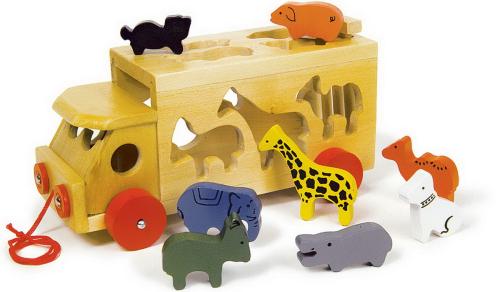 Boutique de jouets en bois, JBD vous présente ses jouets d'éveil et de motricité en bois de chez Legler, le camion du zoo avec animaux. Expédition sous 24h, frais de port offert. Satisfait ou remboursé.