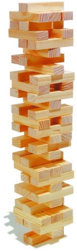 Boutique de jouets en bois, JBD vous présente ses jeux de société en bois de chez Legler, la tour bancal, jeu d'adresse et d'équilibre. Expédition sous 24h, frais de port offert. Satisfait ou remboursé.