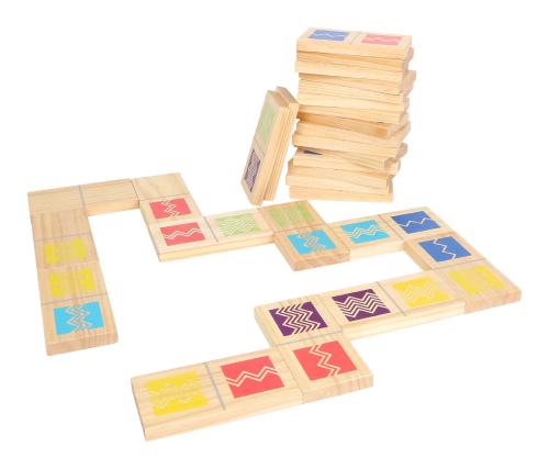 Magasin de jouets en bois, la maison JBD vous présente ses jeux de société en bois, les dominos version XXL. Jeu classique grand format adapté pour les plus petits. Satisfait ou remboursé.